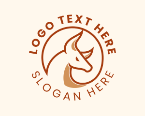 Horns - Toro Bullfighting Ranch logo design