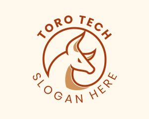 Toro Bullfighting Ranch logo design