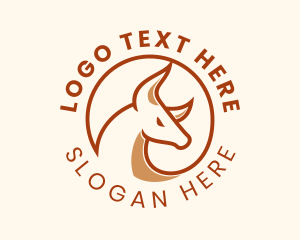 Bull Rider - Toro Bullfighting Ranch logo design