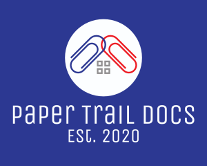 Documentation - Home Paper Clips logo design