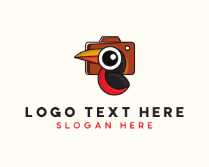 Toucan - Camera Parrot Photography logo design