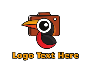 Brazil - Camera Parrot Photography logo design