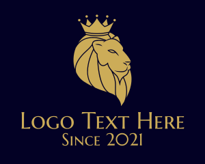 Lion Head - Deluxe Lion King logo design