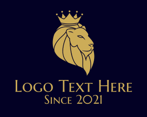 King - Deluxe Lion King logo design