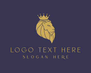 Lion Head - Deluxe Lion King logo design