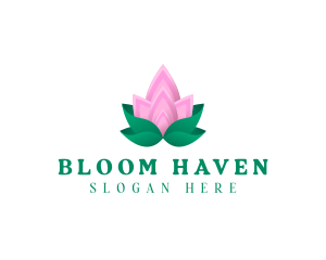 Floriculture - Lotus Petals Garden logo design