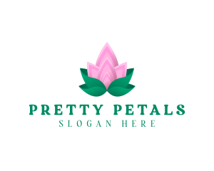 Lotus Petals Garden  logo design