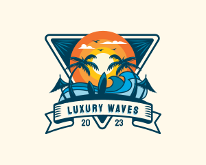 Summer Holiday Resort logo design