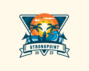 Summer Holiday Resort logo design