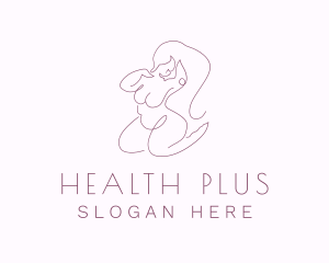 Purple Sexy Plus Size  logo design