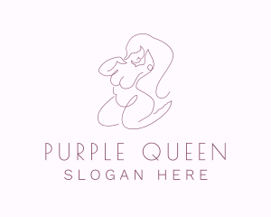 Purple Sexy Plus Size  logo design