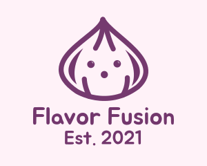 Taste - Cute Purple Onion logo design