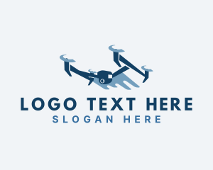 Aerial - Drone Technology Propeller logo design