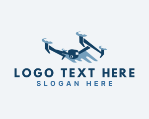 Vlog - Drone Technology Propeller logo design