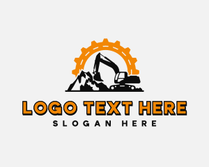 Heavy Equipment - Heavy Equipment Mining logo design