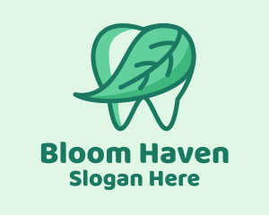 Dental Health Mint Tooth logo design