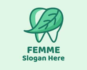 Dental Health Mint Tooth logo design