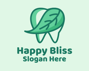 Dental Health Mint Tooth logo design