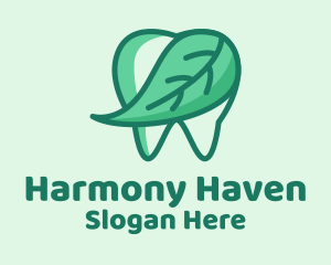 Orthodontist - Dental Health Mint Tooth logo design