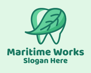 Dental Health Mint Tooth logo design