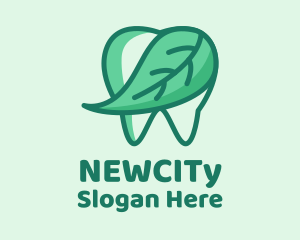 Dental Health Mint Tooth logo design