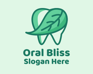 Oral - Dental Health Mint Tooth logo design