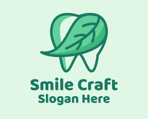 Orthodontist - Dental Health Mint Tooth logo design