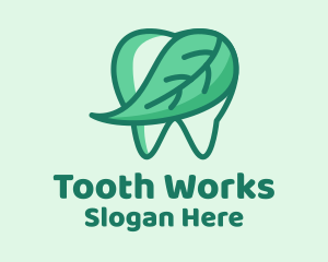 Tooth - Dental Health Mint Tooth logo design
