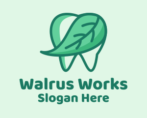 Dental Health Mint Tooth logo design