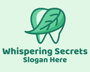 Dental Health Mint Tooth logo design