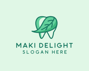 Dental Health Mint Tooth logo design