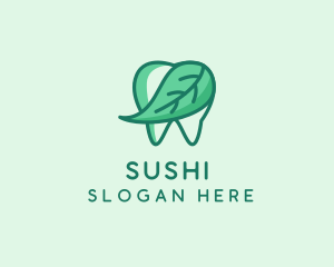 Dental Health Mint Tooth logo design