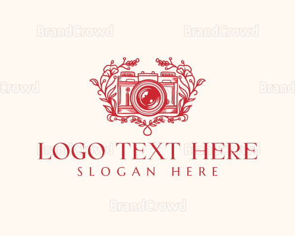 Camera Wedding Photography Logo