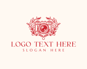 Bloom - Camera Wedding Photography logo design