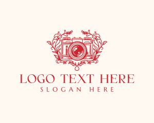 Photography - Camera Wedding Photography logo design