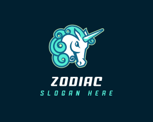 Unicorn - Gamer Unicorn Horse logo design