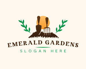 Garden Trowel Landscaping logo design