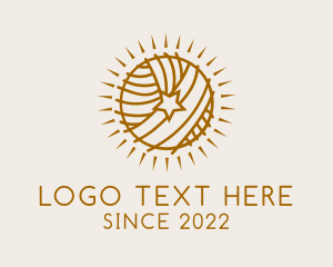 Knitter - Sunshine Ball Yarn logo design