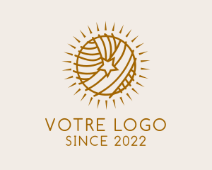 Knitting - Sunshine Ball Yarn logo design