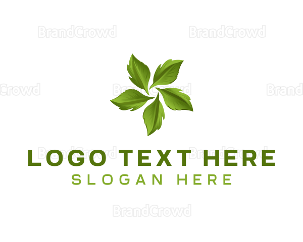 Sustainable Nature Leaf Logo