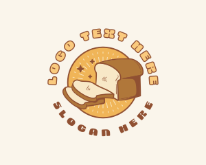 Bread - Loaf Bread Pastry logo design