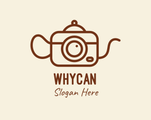 Camera App - Brown Camera Kettle logo design