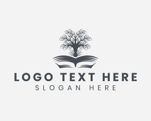 Library - Tree Book Publishing logo design
