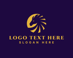 Luxury - Horse Equine Stallion logo design