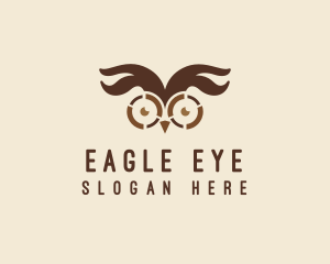 Crazy Barn Owl  logo design