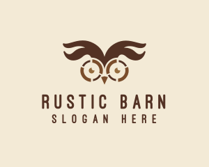 Barn - Crazy Barn Owl logo design