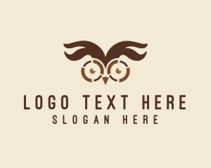 Crazy - Crazy Barn Owl logo design