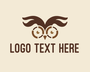 Crazy - Crazy Barn Owl logo design