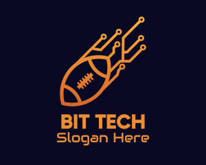 Rugby Ball Tech logo design