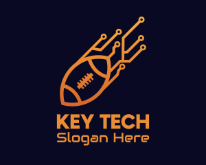 Rugby Ball Tech logo design